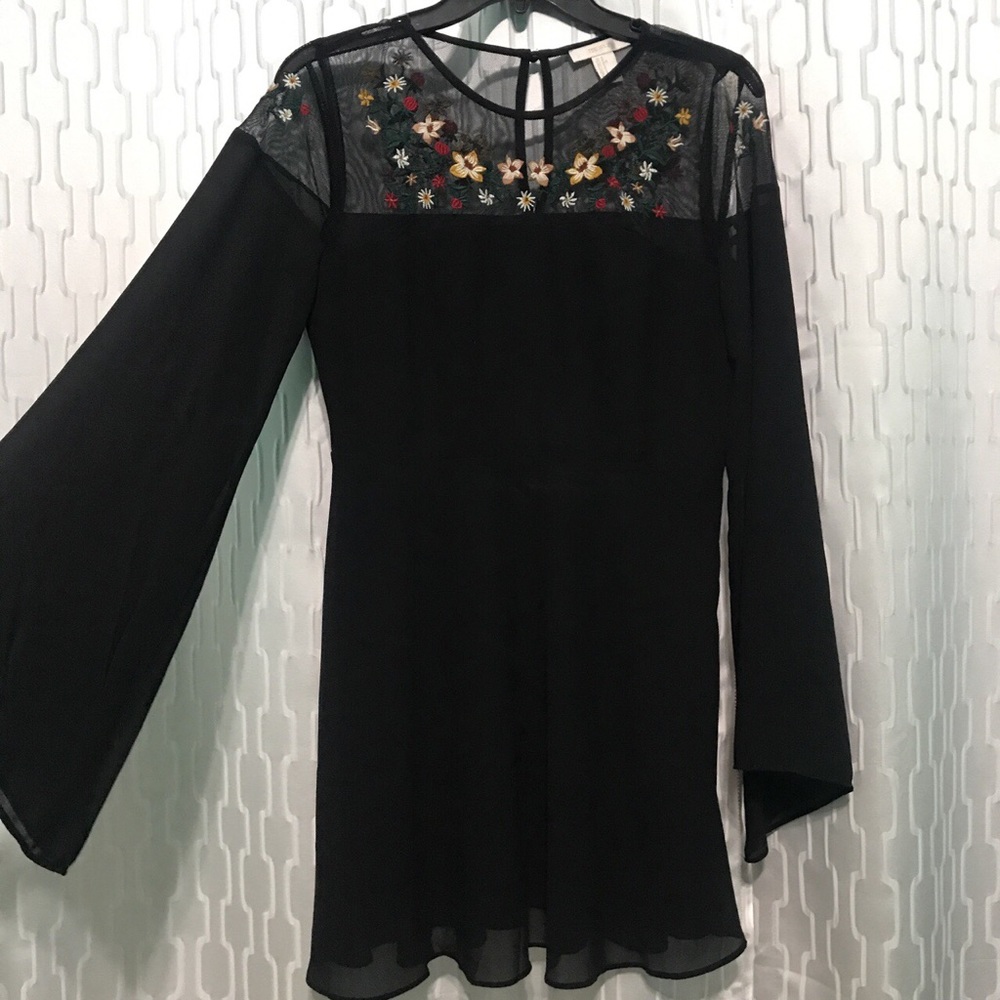 Black F21 Mesh Sundress